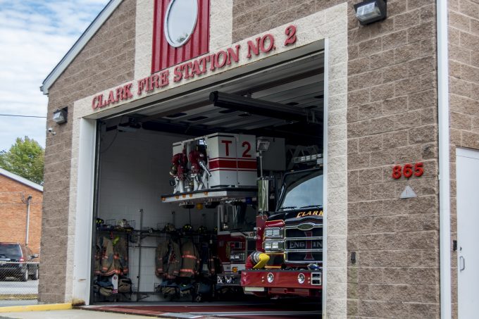 Clark New Jersey fire department