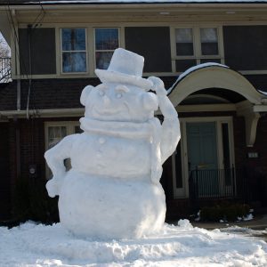 , There’s “Snow” Denying It – Cranford NJ&#8217;s Springfield Avenue Snow Sculptures Are Awesome!!!