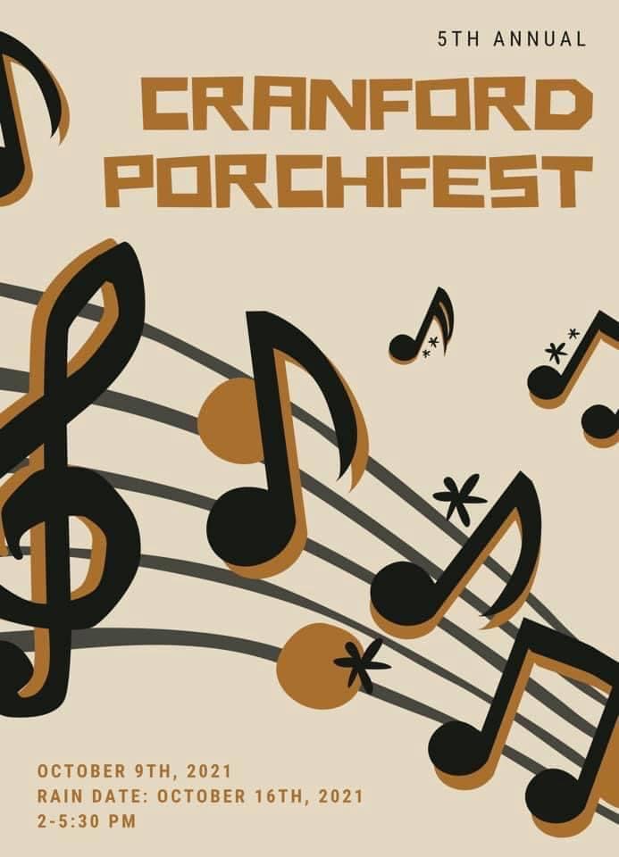 Cranford Porchfest, 5th Annual Cranford Porchfest