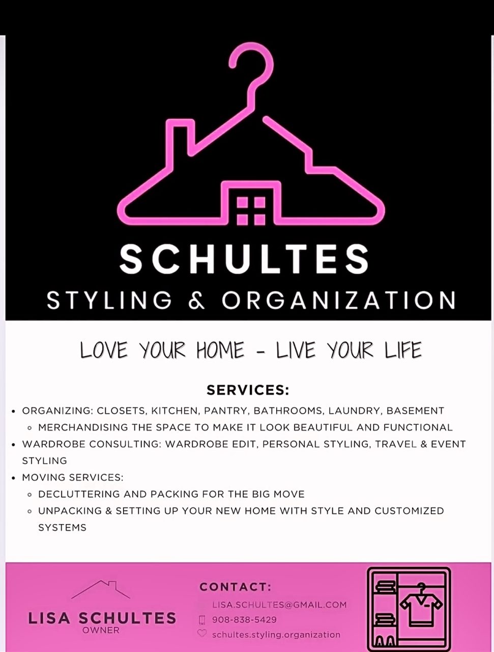Shultes Styling & Organization, Introducing Shultes Styling &amp; Organization