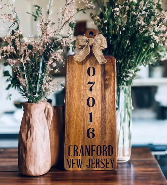 Bow & Arrow Custom Designs, Bow &amp; Arrow Custom Designs: Cranford&#8217;s Candice Sawicki Creates Personalized Gifts with Local Flair